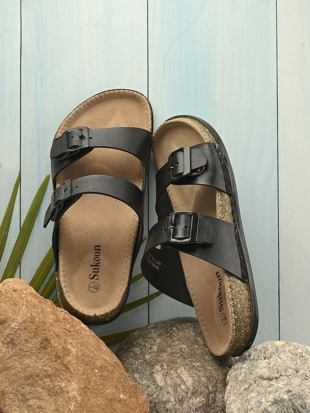 Layasa black sandals online
