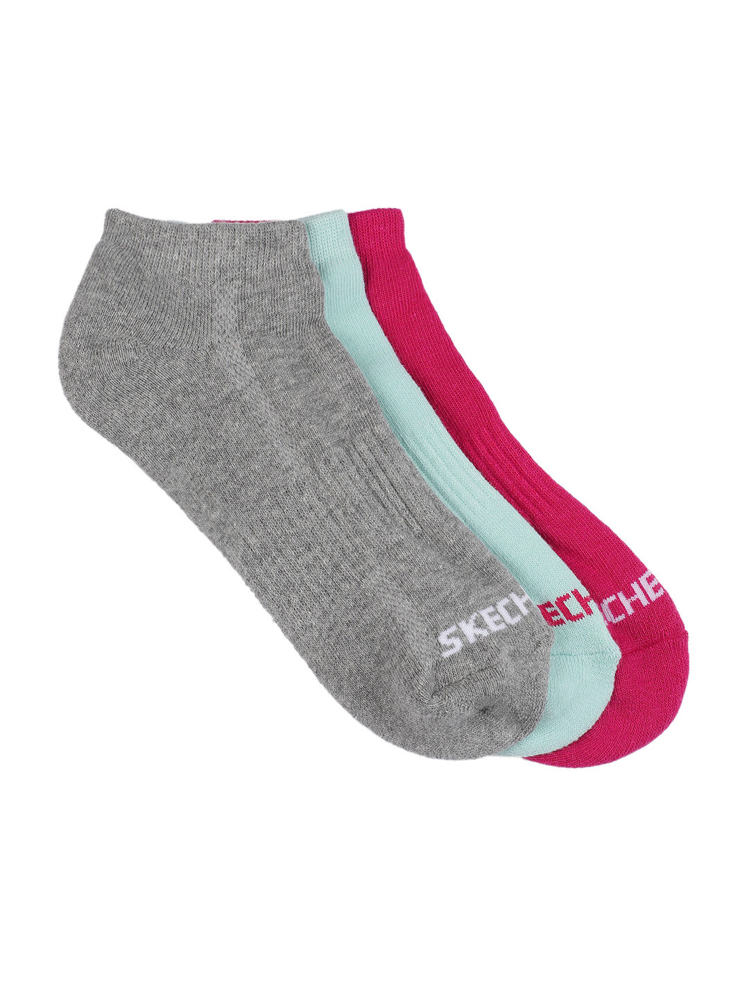 Skechers Women's 3 Pack Of Half Terry Ankle Socks