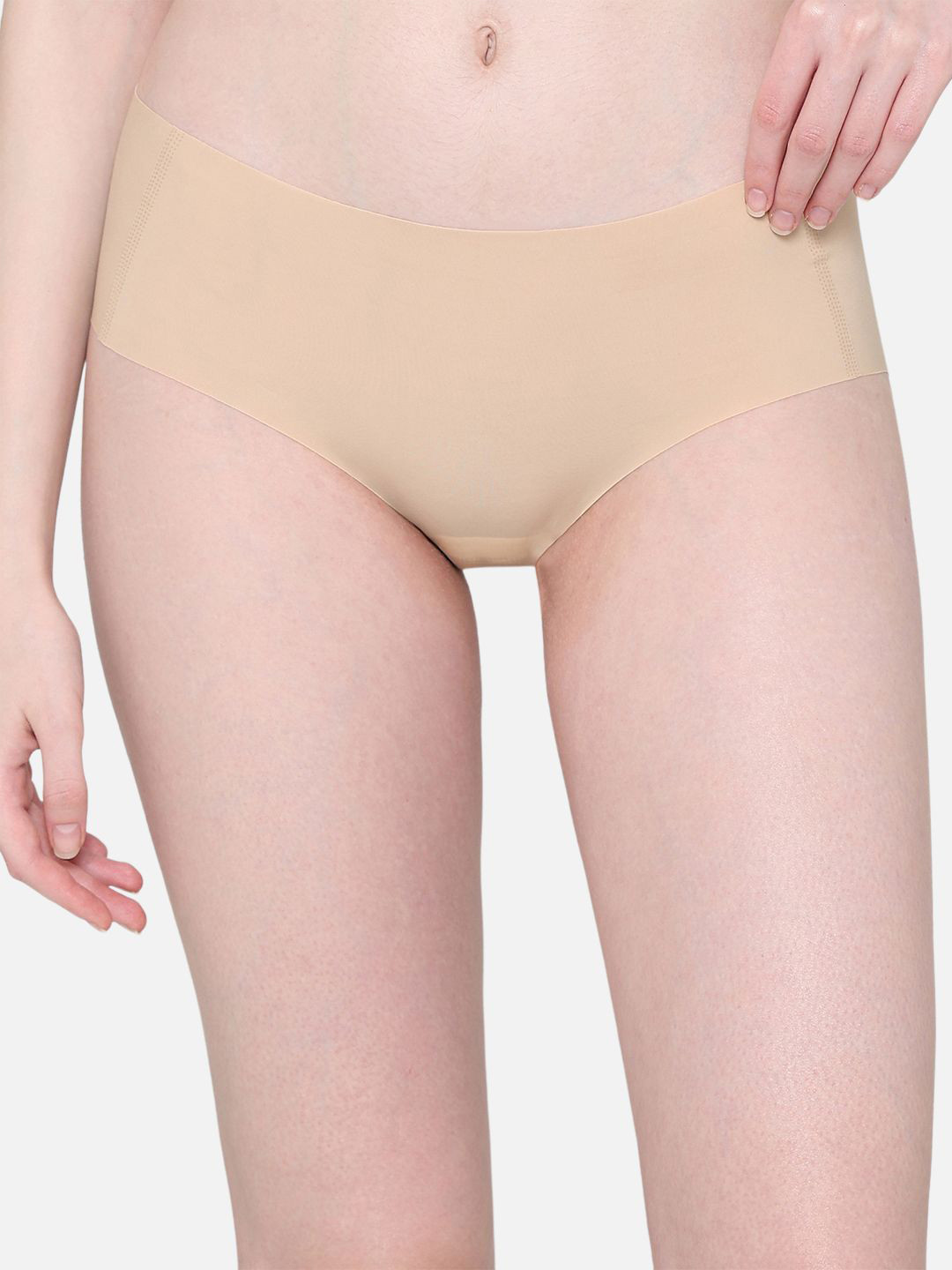 Wacoal Women Invisible Beige Hipster Mid Rise Briefs PI05E01-BE