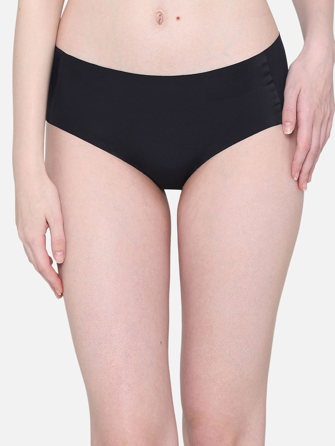 Wacoal Women Invisible Black Hipster Mid Rise Briefs PI05E01-BL