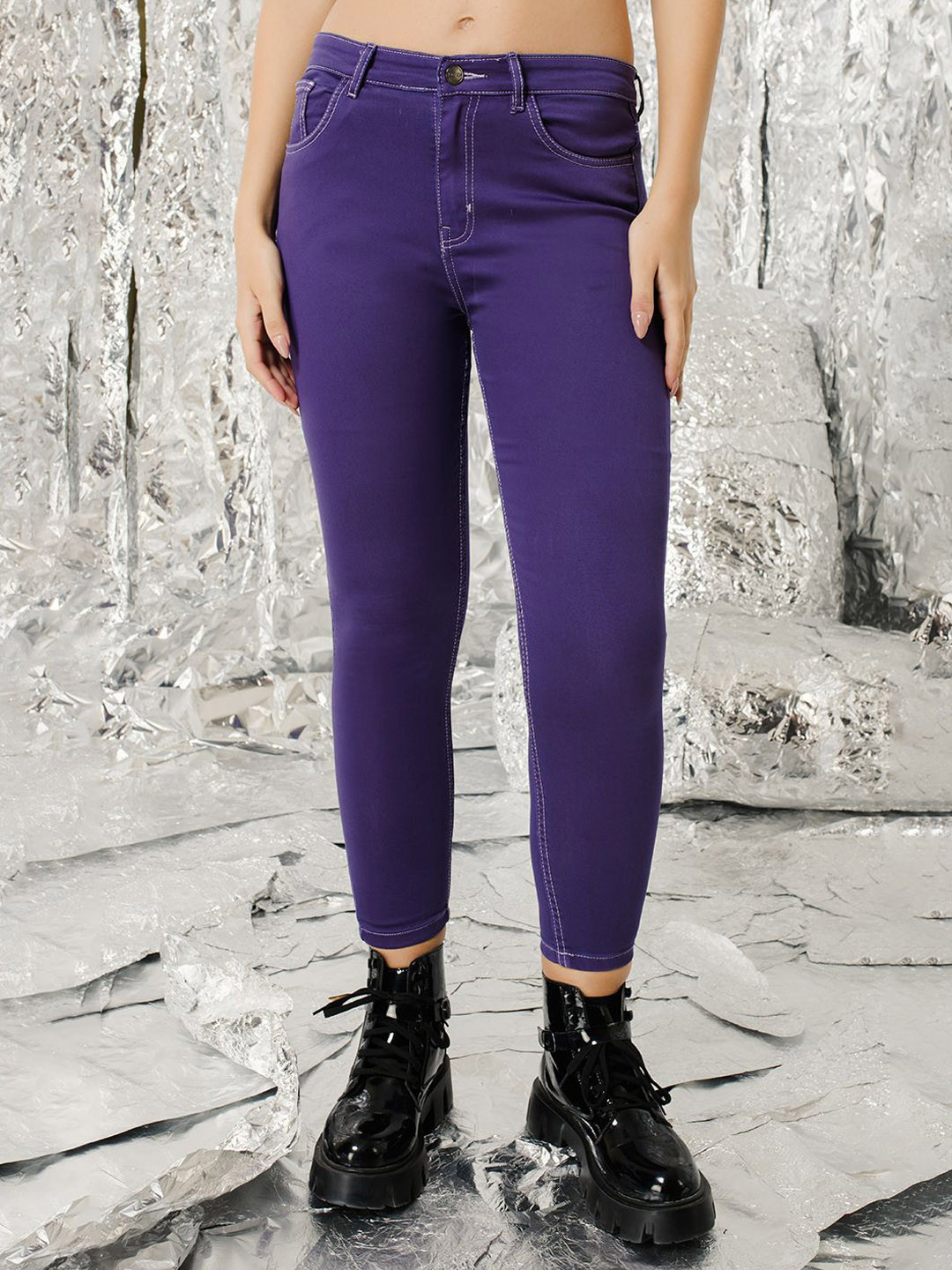 TANDUL Women Lean Skinny Fit Mid-Rise Jeans