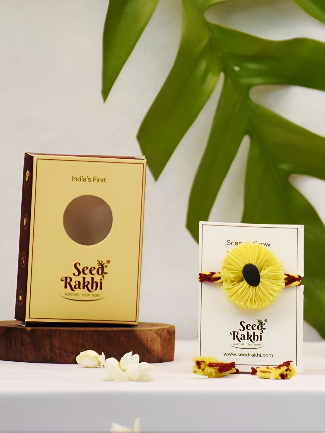 Indigifts Brother Natural Seed Rakhi