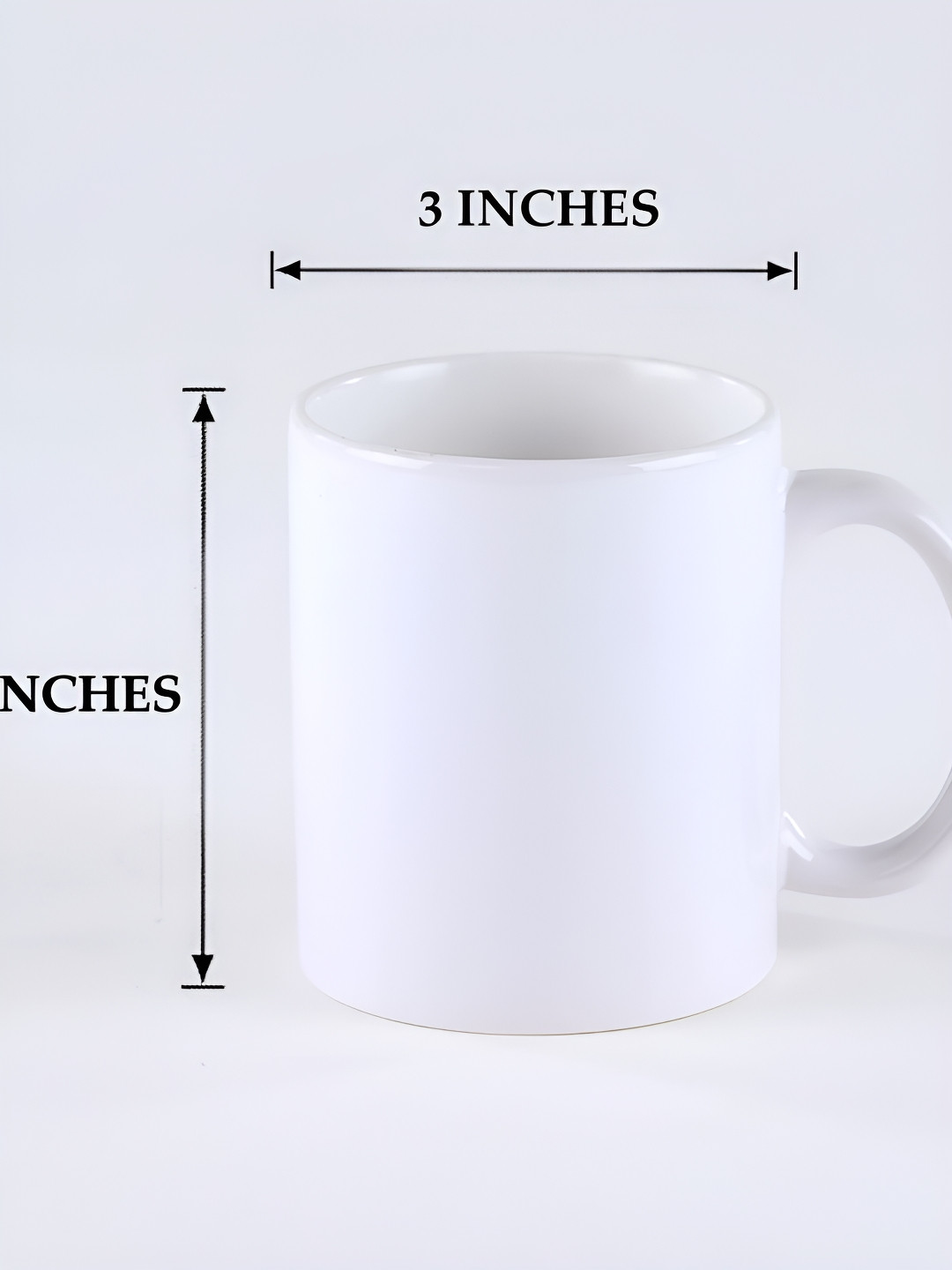 fnp White Ceramic Handmade Mug-325ml