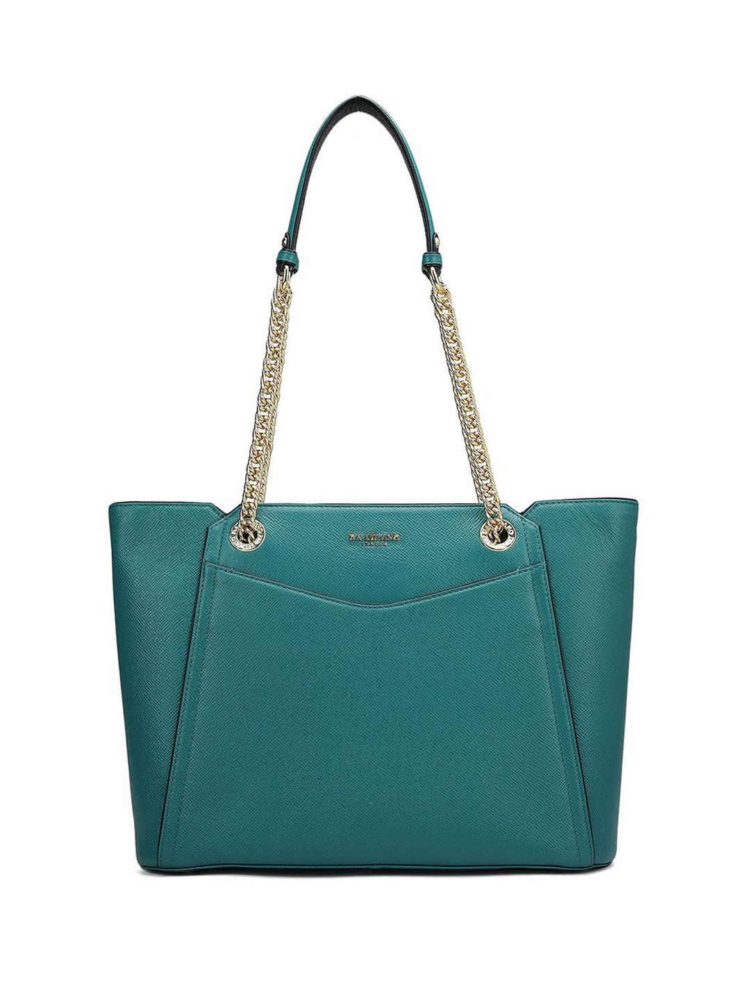 Da Milano Women's Leather Structured Shoulder Bag with Quilted