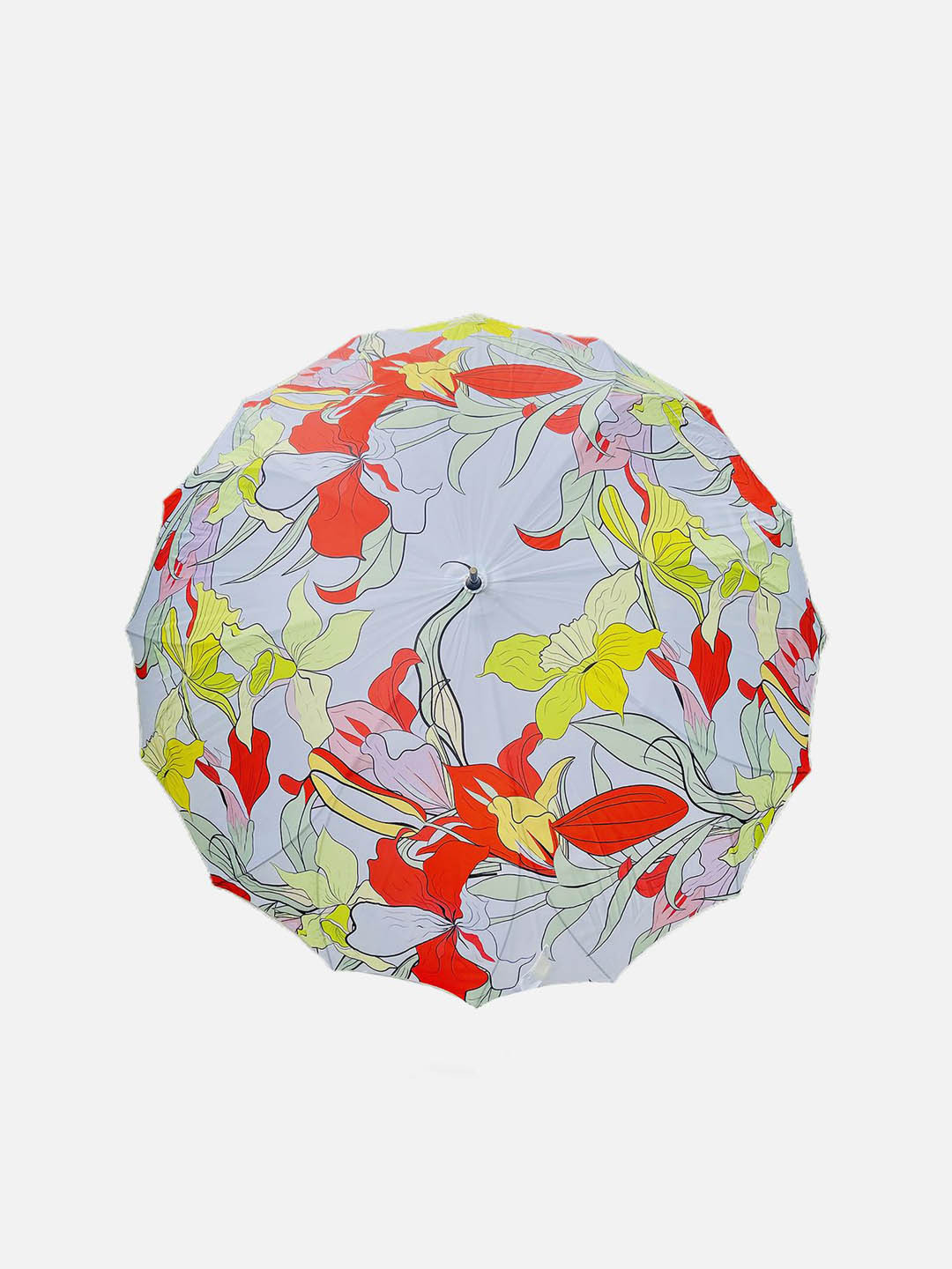 Little Surprise Box LLP Blue & Red Manual 2 Fold Floral Umbrellas
