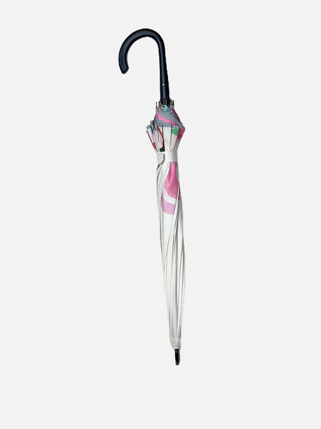 Little Surprise Box LLP White & Pink Manual 2 Fold Floral Umbrellas
