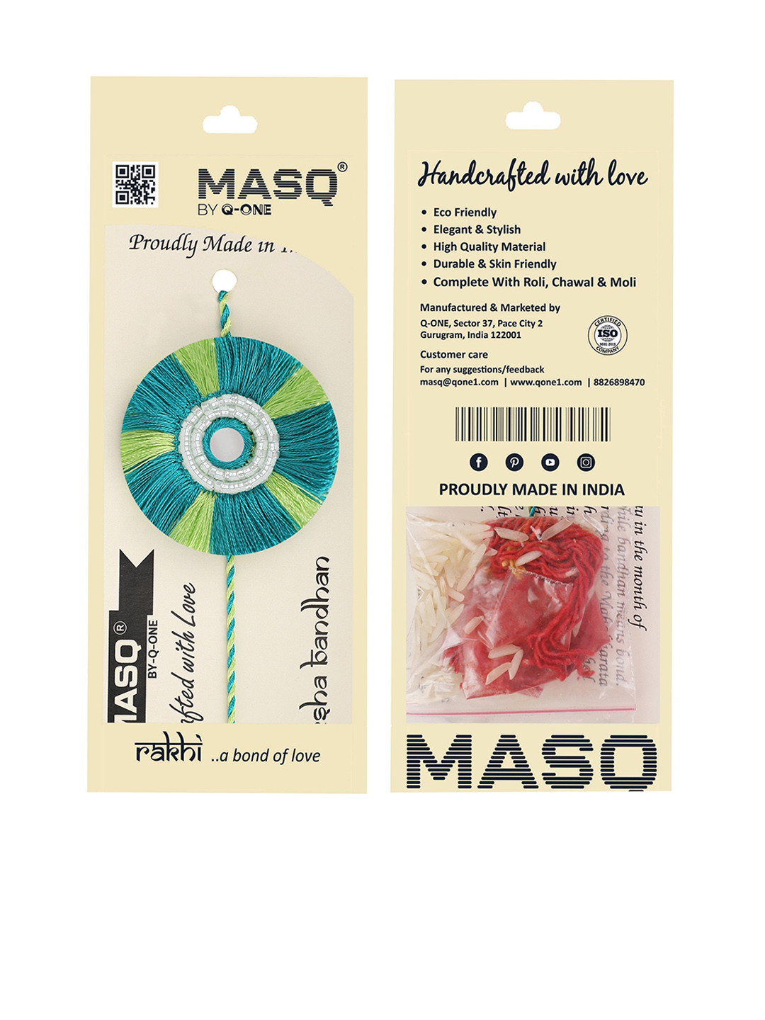 MASQ Beaded Thread Rakhi
