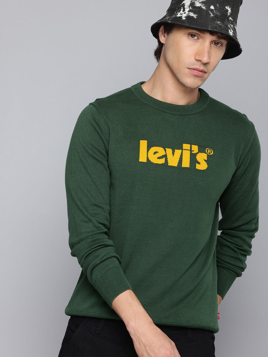 Levis Pure Cotton Brand Logo Pullover Sweater
