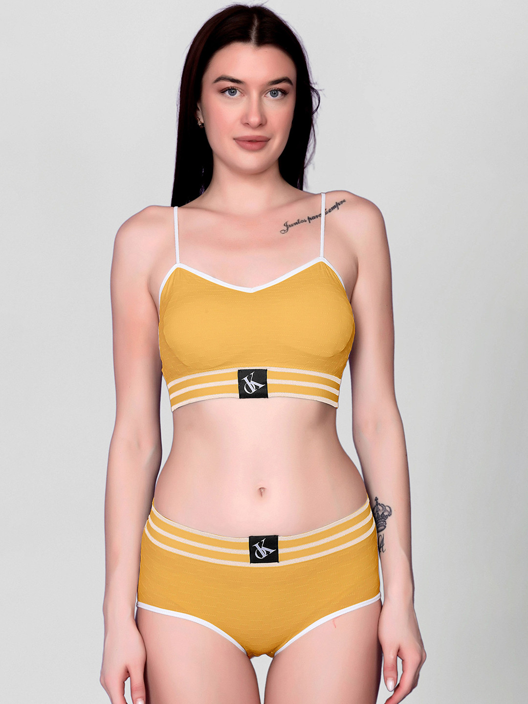 Gopalvilla Heavily-Padded Lingerie Set GLing015_Y_R5