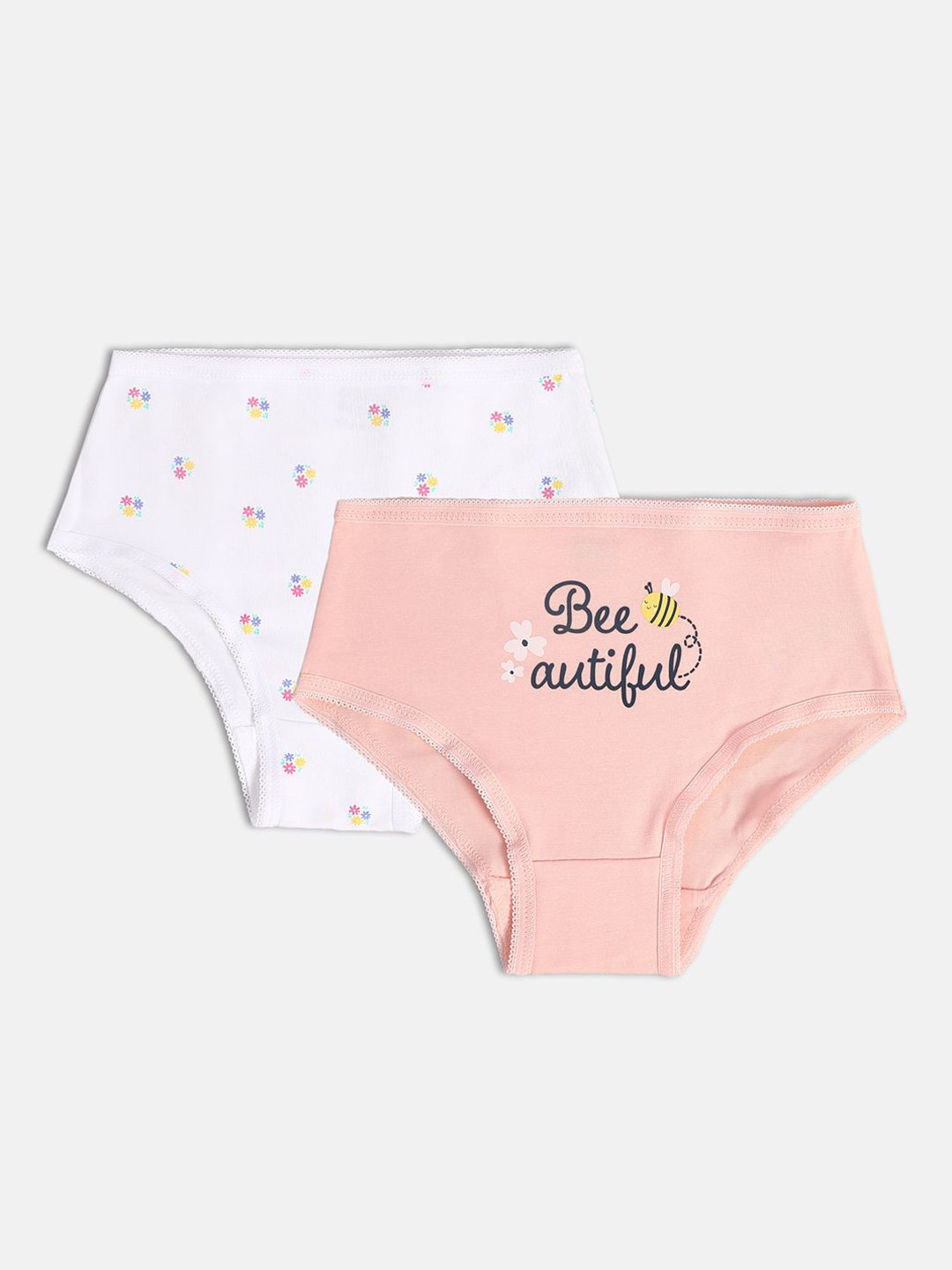 MINI KLUB Girls Pack Of 2 Printed Basic Briefs 26KGPT627