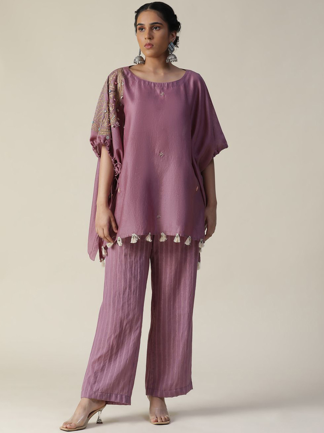 ARPITA SULAKSHANA Embroidered Kaftan Top With Trouser