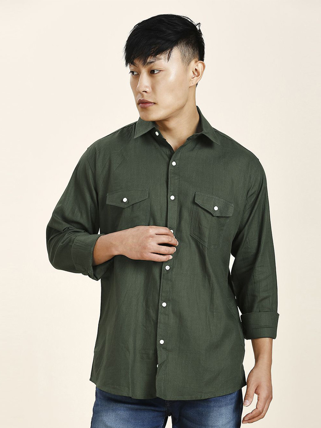 TRYBUY.IN Men Standard Opaque Casual Shirt