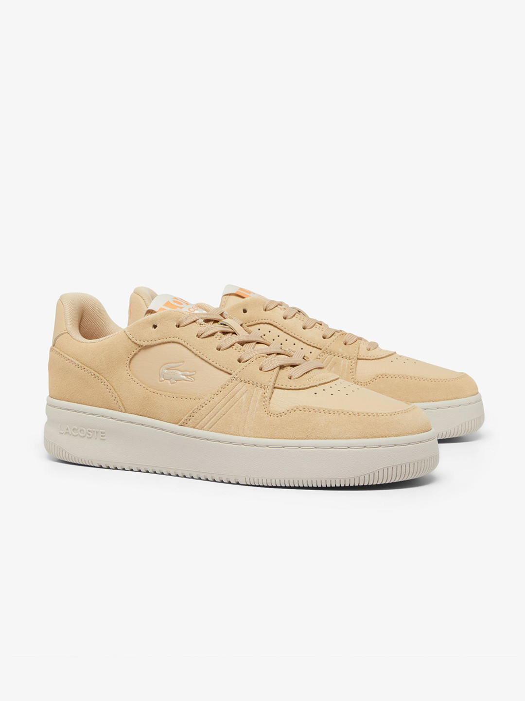 Lacoste Men L001 Set Trainers Lace-Ups Perforations Sneakers