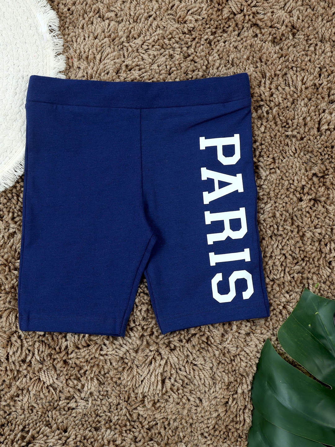 The Lion and The Fish Girls Blue Paris Midnight Shorts