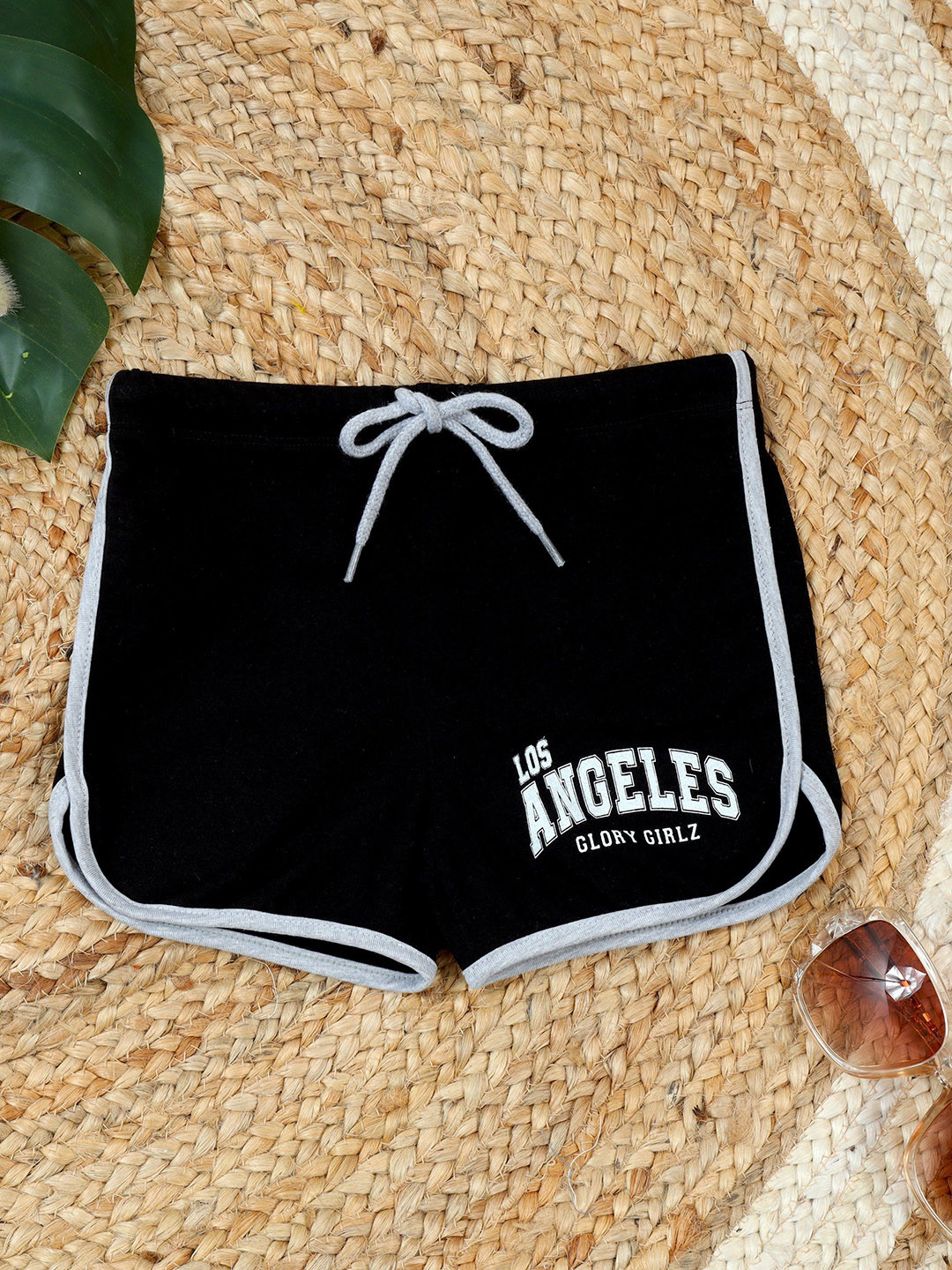 The Lion and The Fish GG Obsidian Active Wear Shorts For Girls