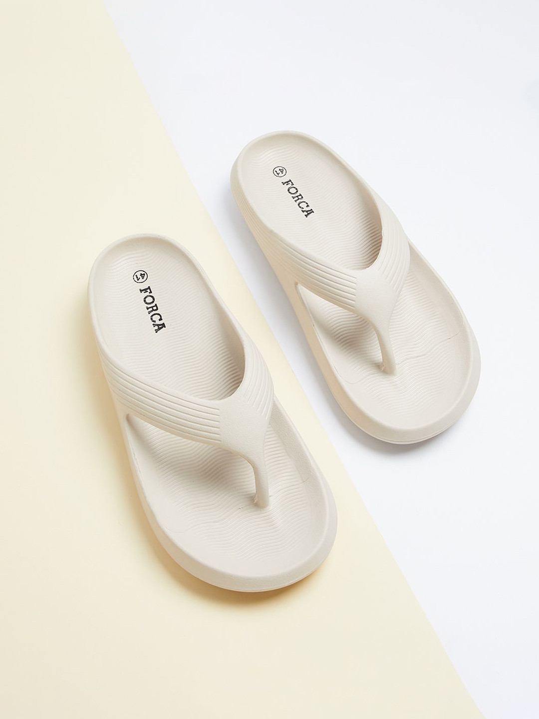 Buy Forca by Lifestyle Men Rubber Thong Flip-Flops - Flip Flops for Men  30188923 | Myntra