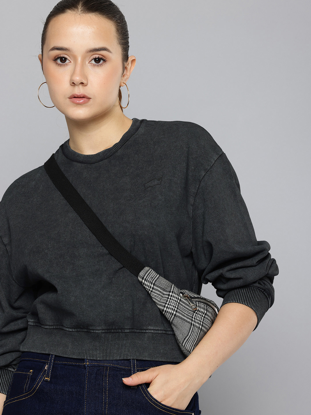 Levis Washed Long Sleeves Sweatshirt