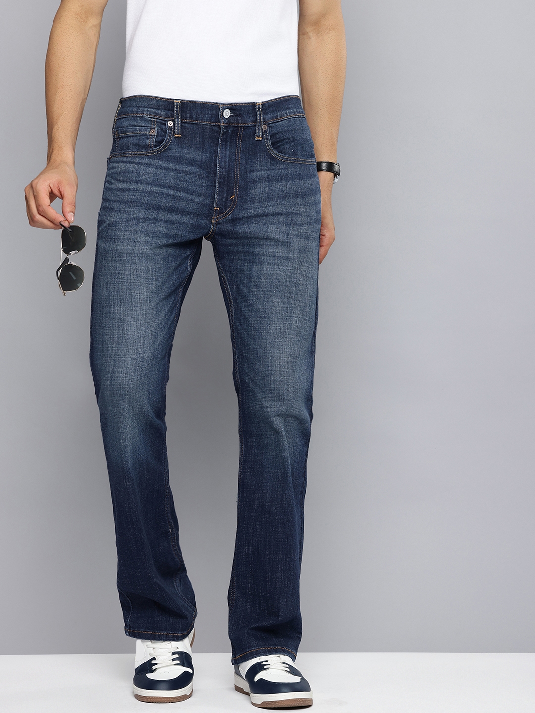 Buy Levis Men 527 Slim Bootcut Fit Light Fade Stretchable Jeans Jeans for Men 30189296 Myntra