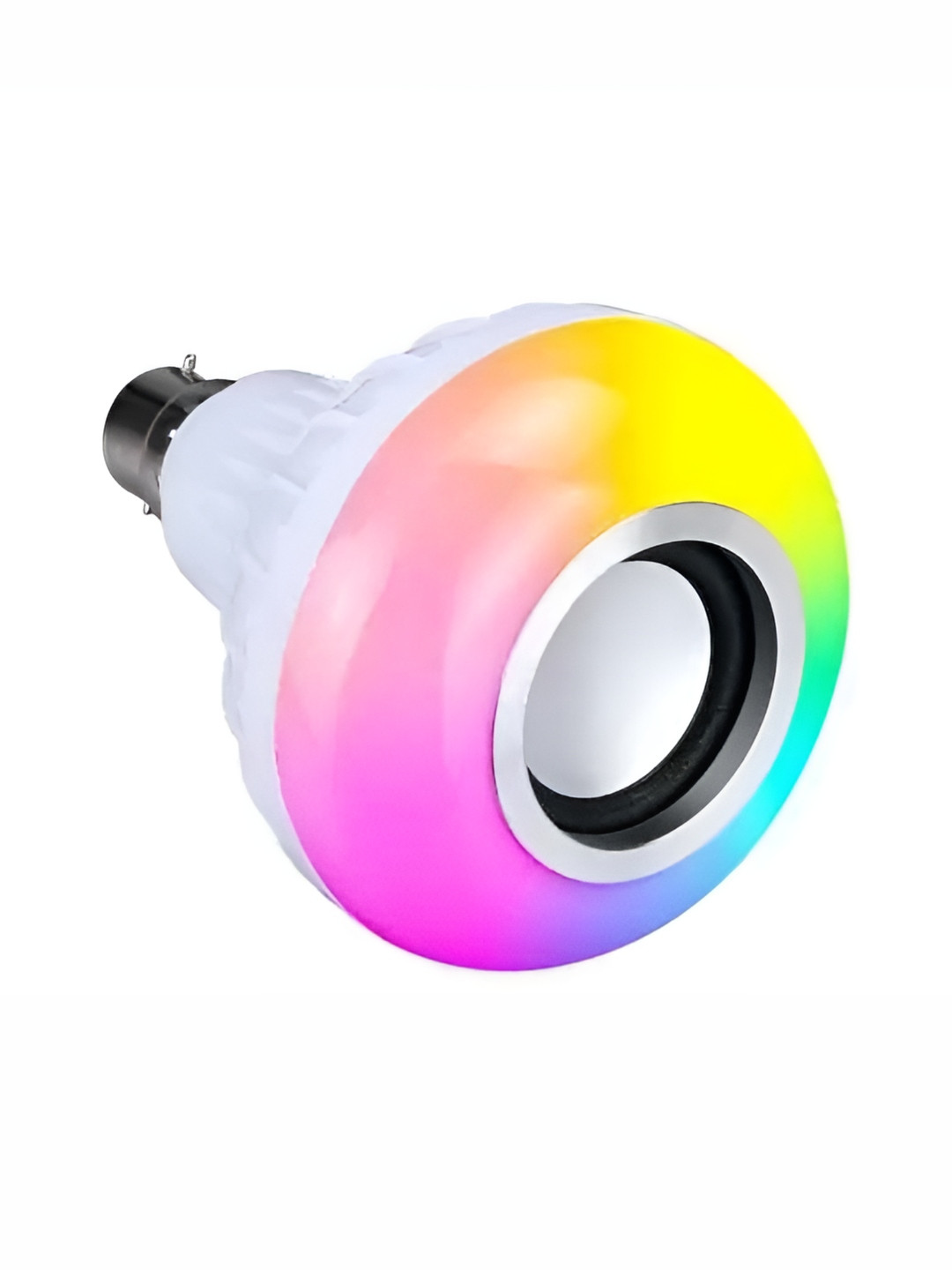 ENORMITY White Wireless Music Playing With Remote Control LED Smart Light Bulb