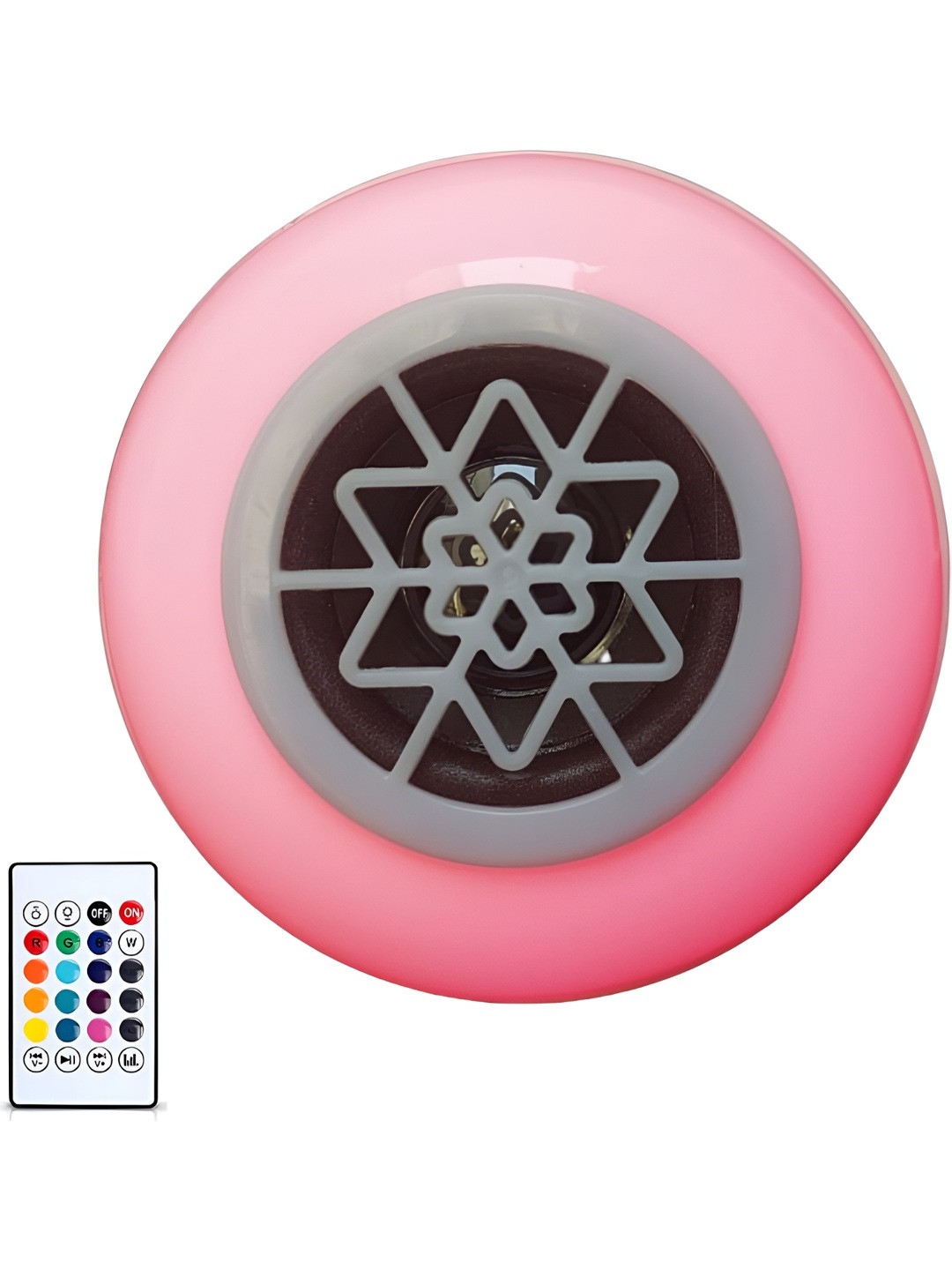 ENORMITY White Wireless Music Playing Remote Controller Smart LED Bulb