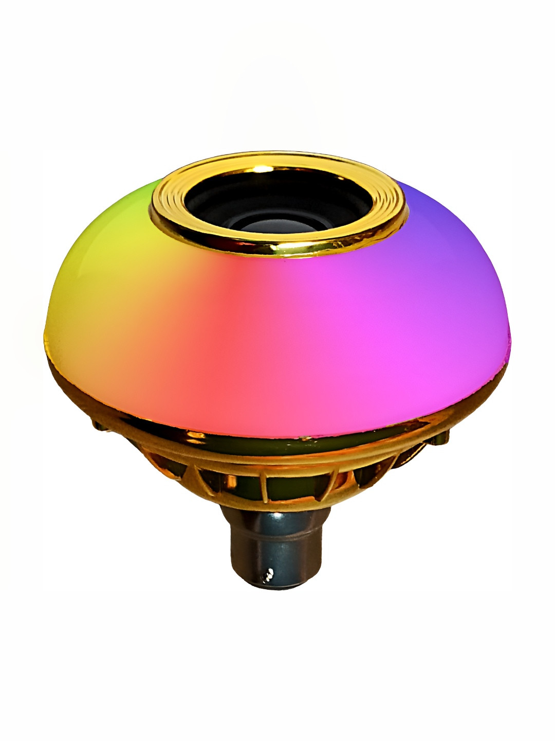 ENORMITY White & God Toned Wireless Music Playing Remote Controller LED Smart Light Bulb