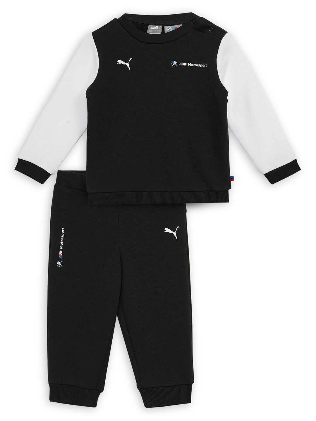Puma BMW M Motorsport Kids Colourblocked Sweatshirt With Joggers