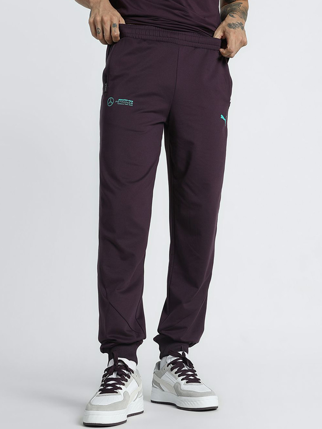 PUMA Motorsport  Men Printed Polyester Cuffed Track Pants