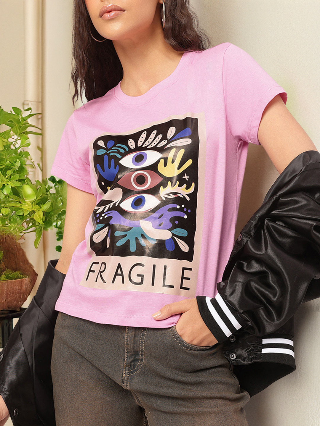 DressBerry Graphic Print Tee