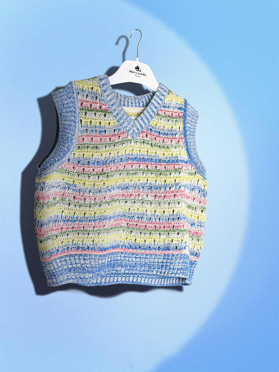 Cherry Crumble Kids Striped Sweater Vest