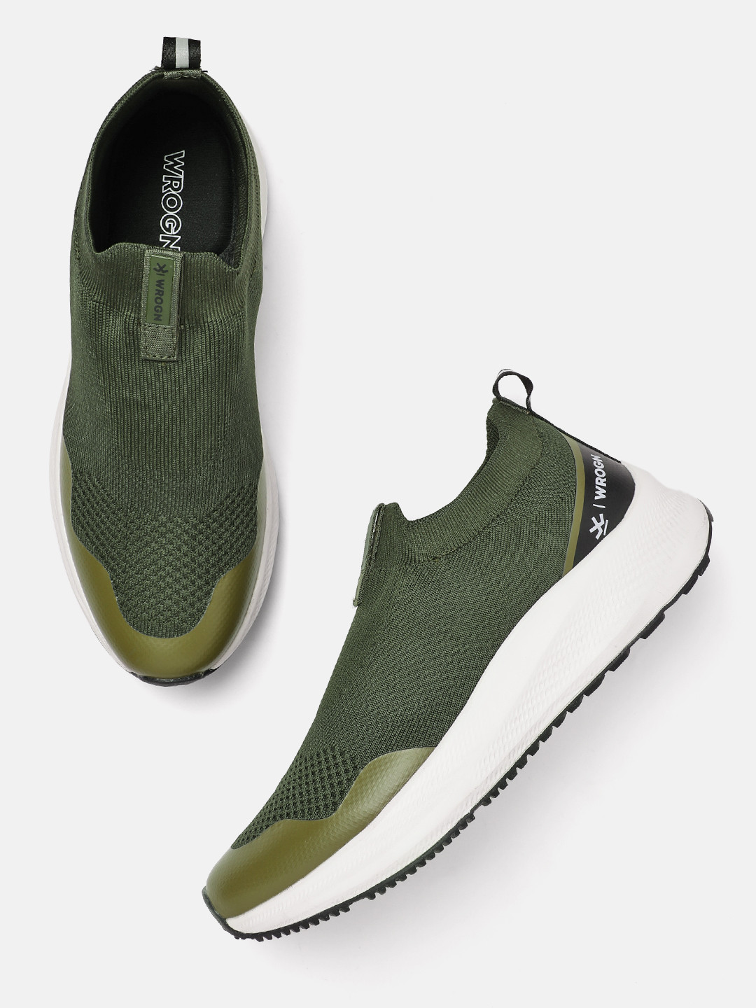 WROGN Men Woven Design Walking Shoes