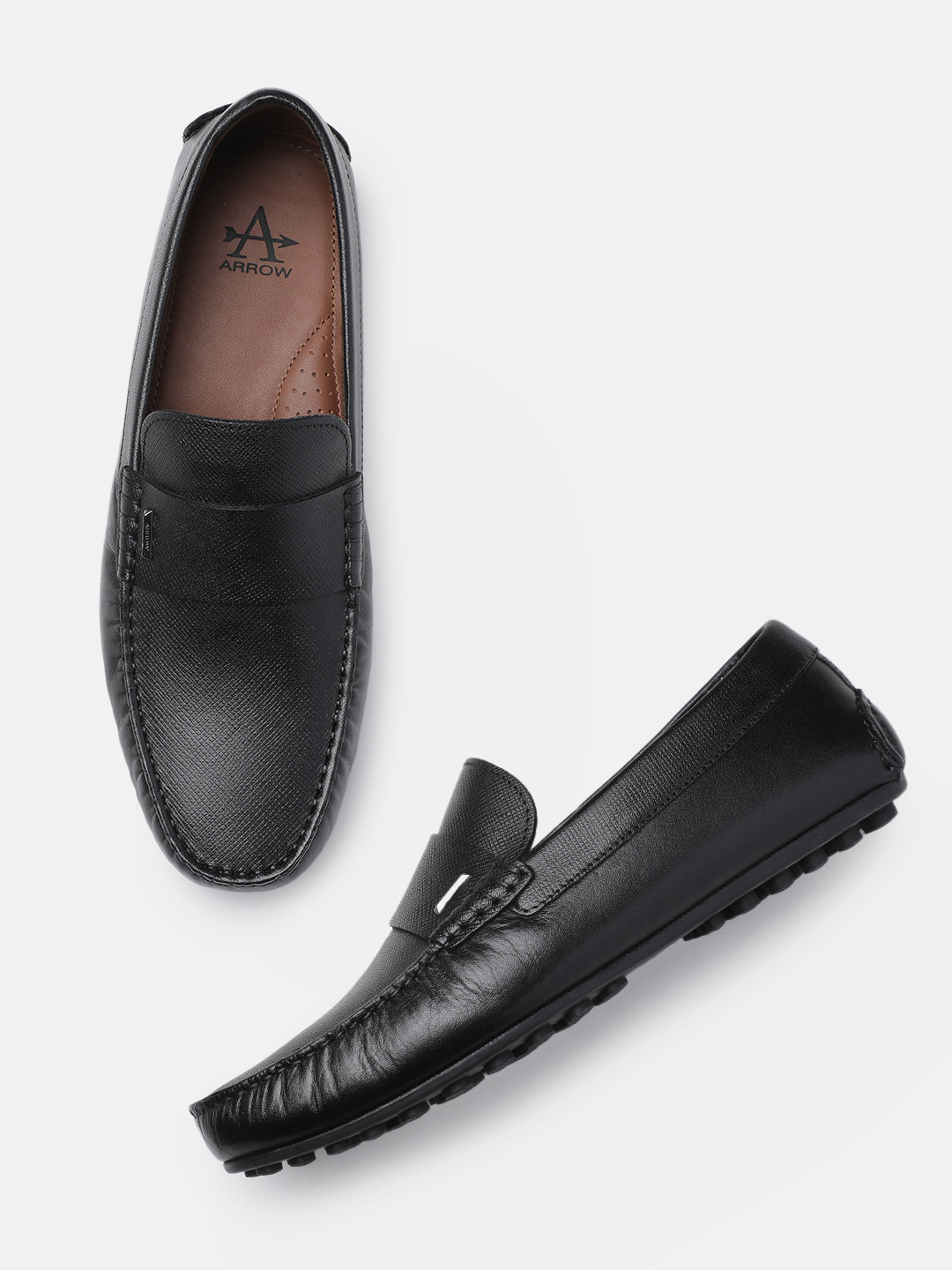 Arrow Men Leather Driving Shoes