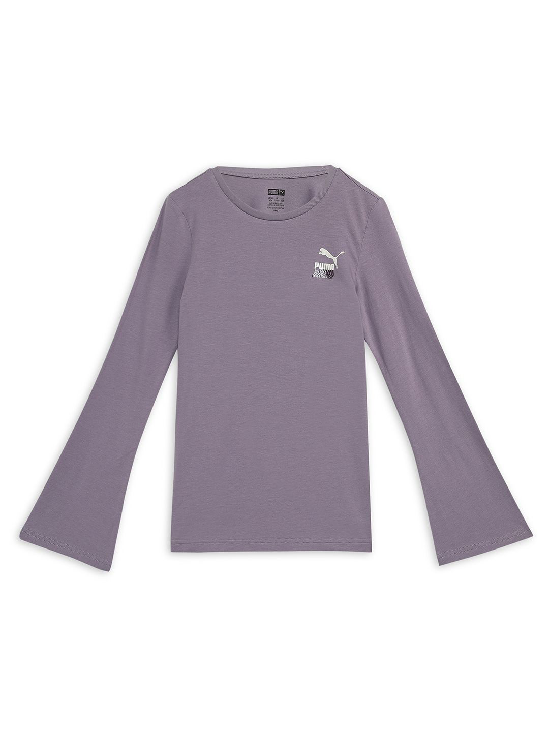 Puma Girls Long-sleeve Youth Slim Fit Tee