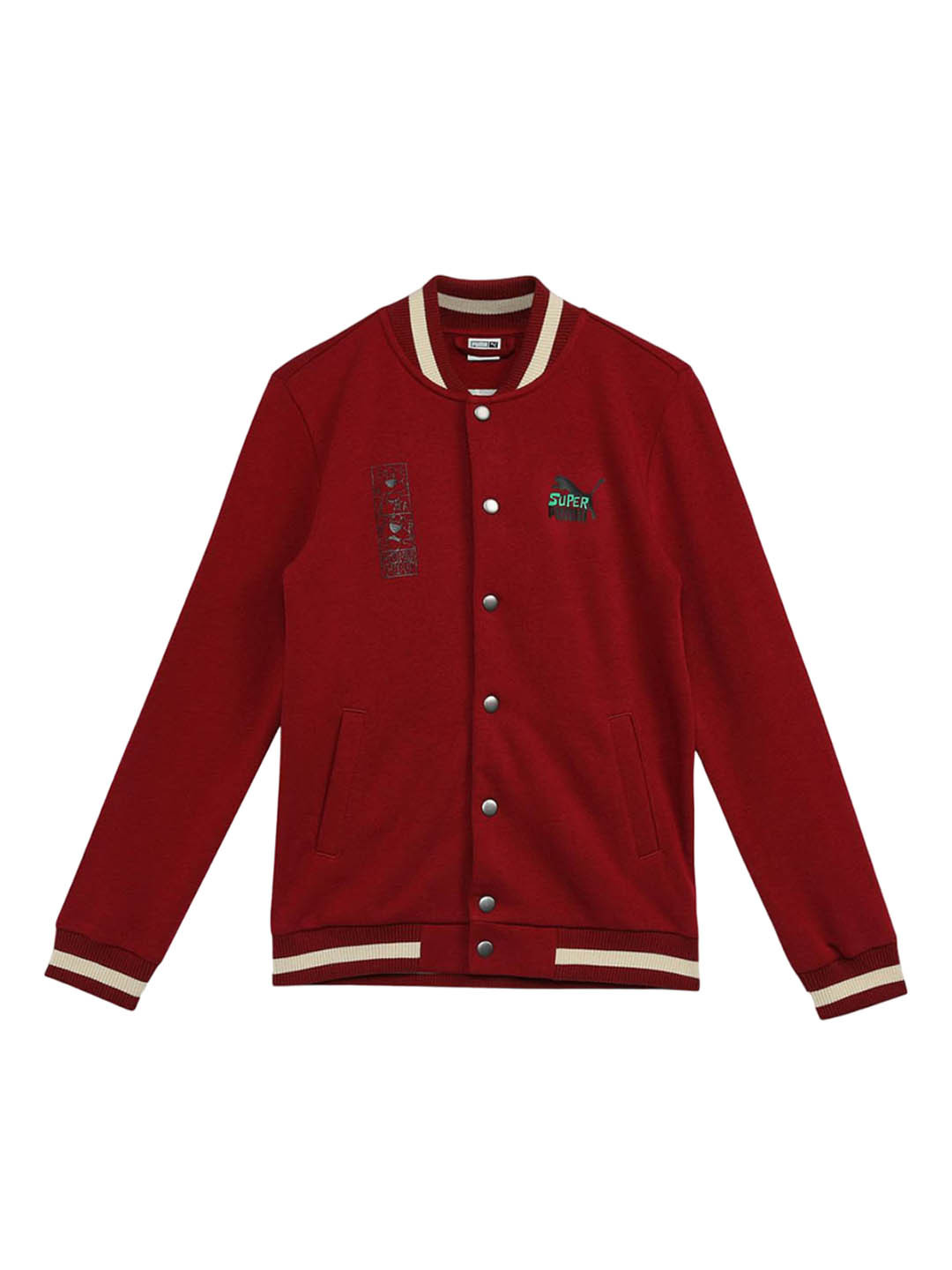 Puma Boys Super Puma Knitted Long Sleeves Jacket