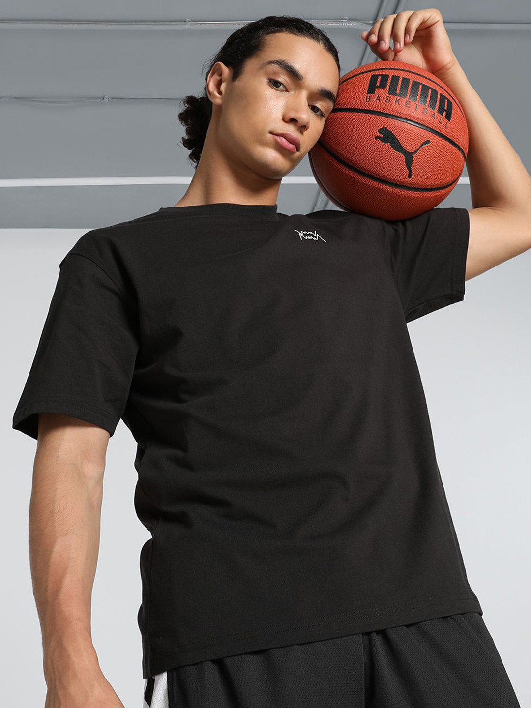 Puma Jaws EMB Core Cotton Basketball T-Shirt
