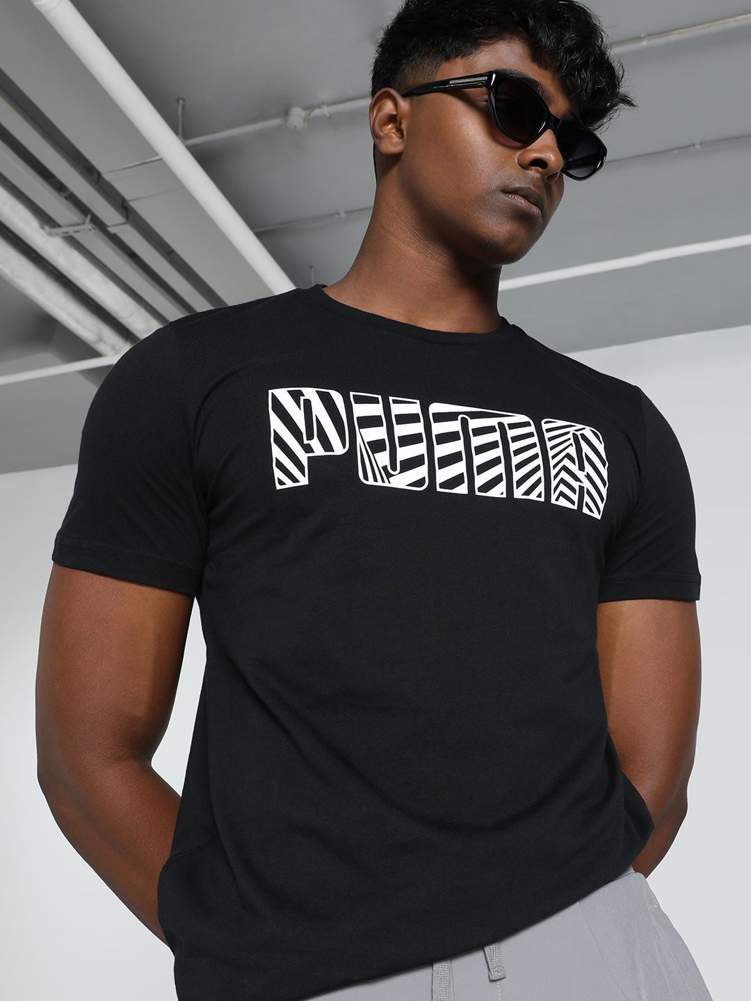 Puma Men Claw Pack Typography Printed Regular Fit T-Shirt