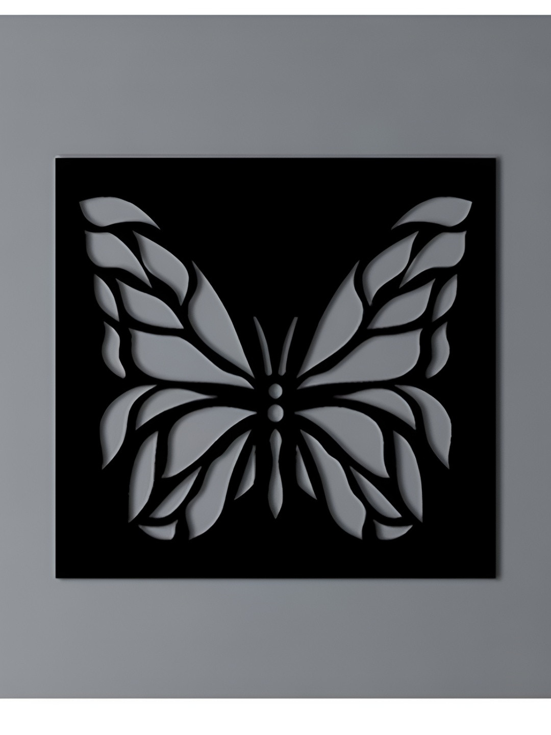 VAH Kya Bat Hai !! Butterfly Wood Matte Hanging Hall Wall Hangings-10.6In