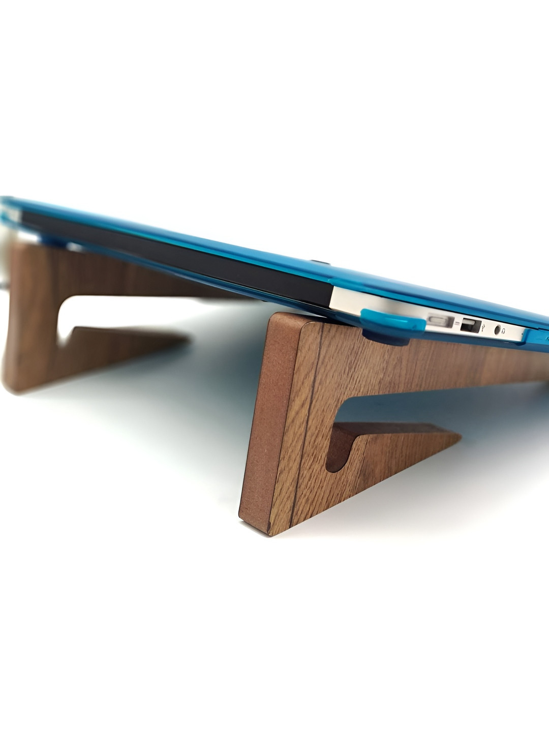 VAH Kya Bat Hai !! Brown Wooden Personalized Laptop Holder