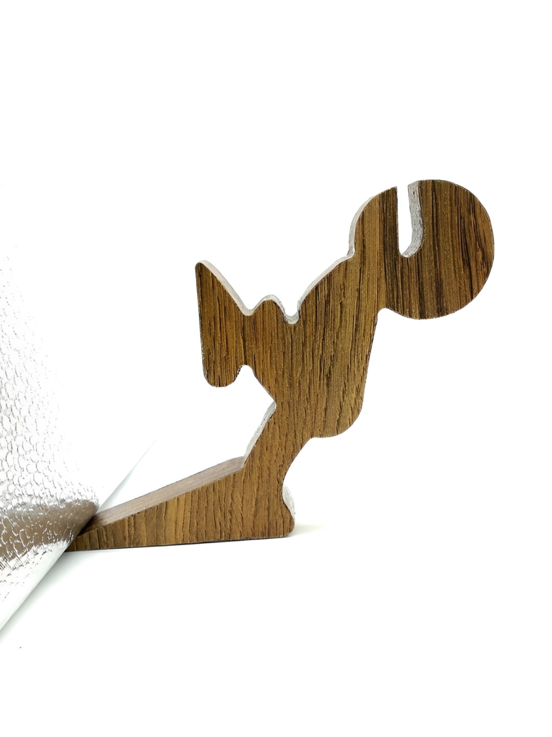 VAH Kya Bat Hai !! Brown Standing Boy Design Non Slip Door Stoppers