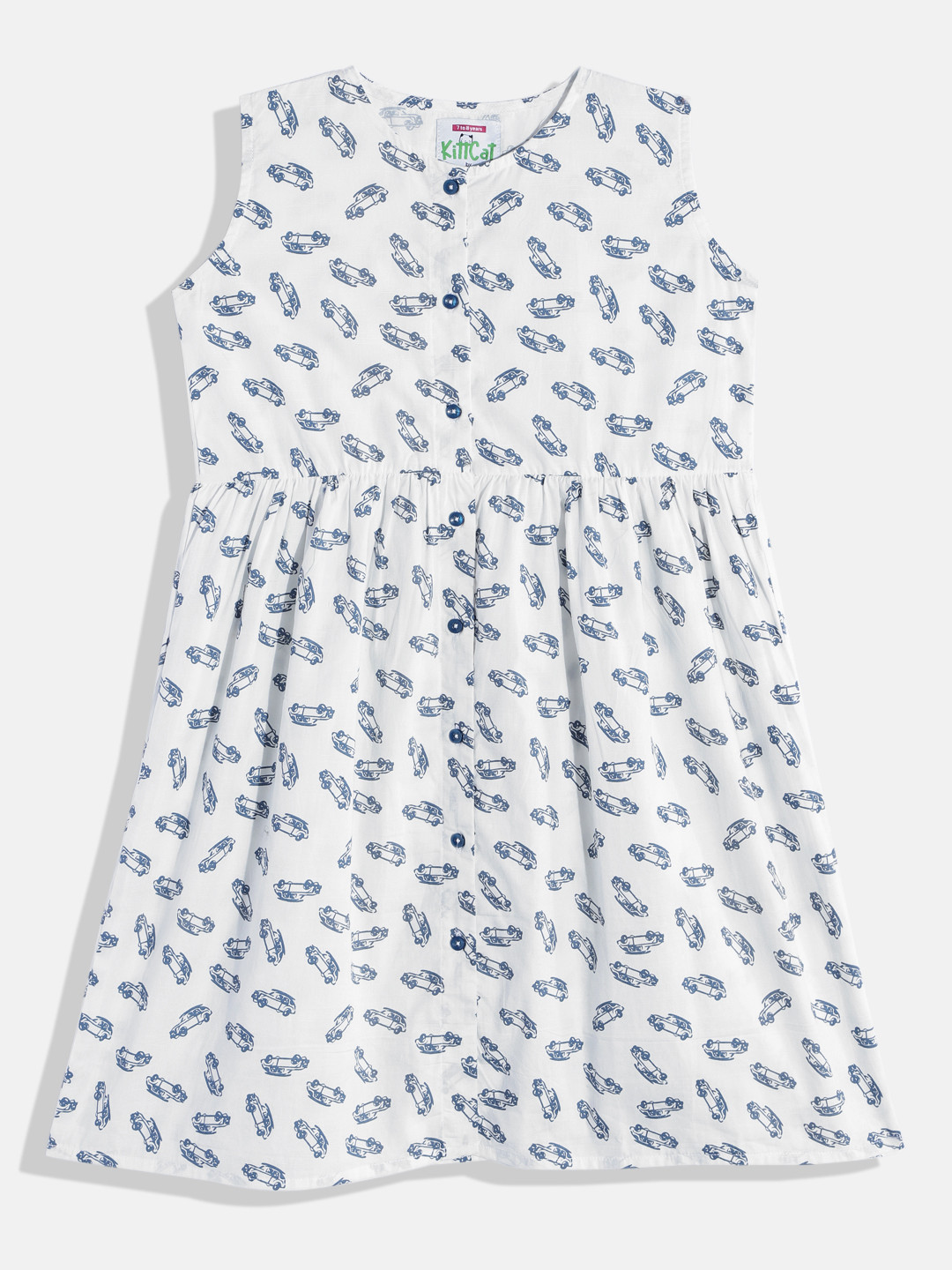 The Kaftan Company Girls Vroom Vroom Cutie Dress