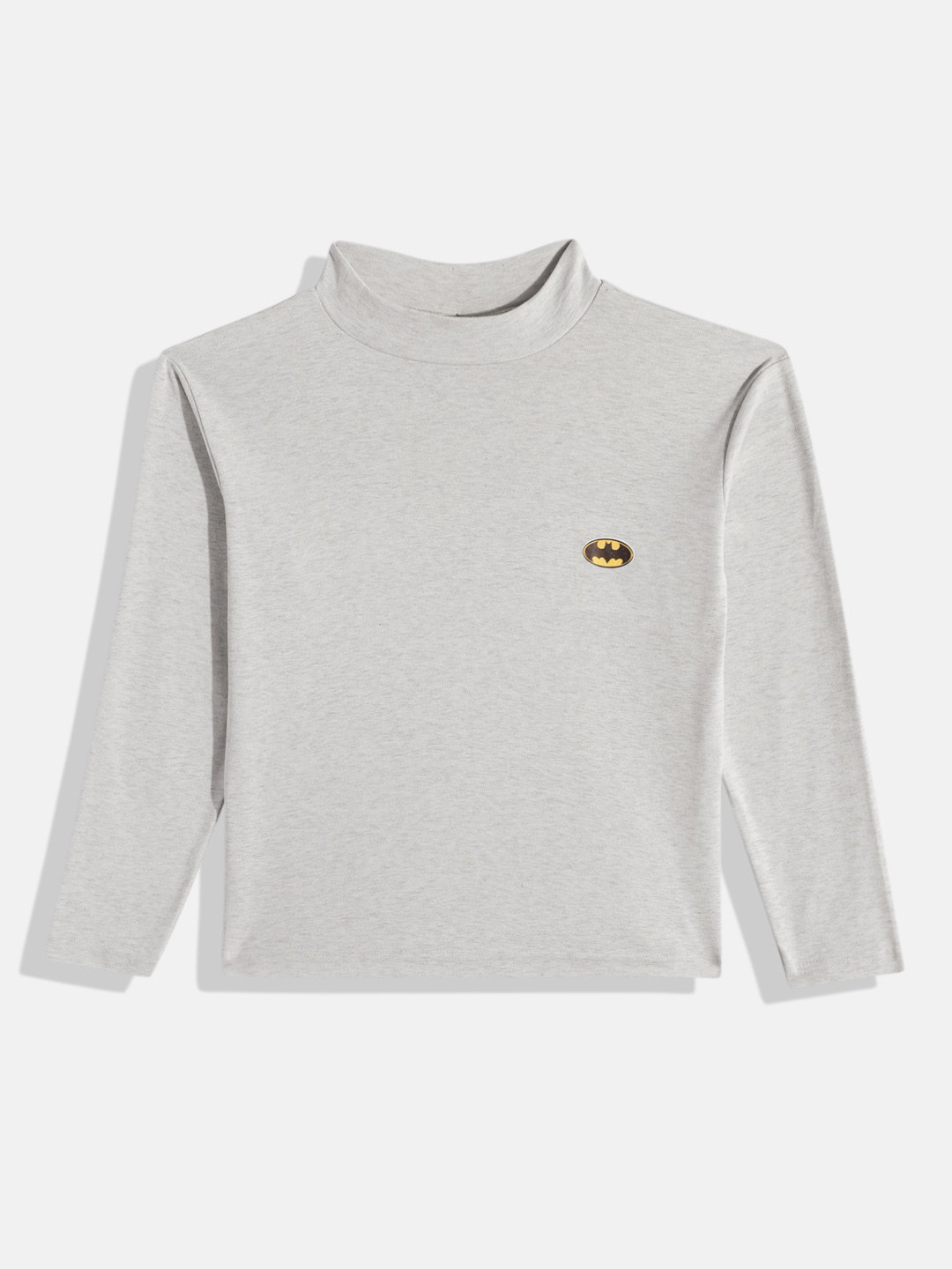 Here&Now X Game Begins Boys Batman Printed High Neck Pure Cotton T-shirt