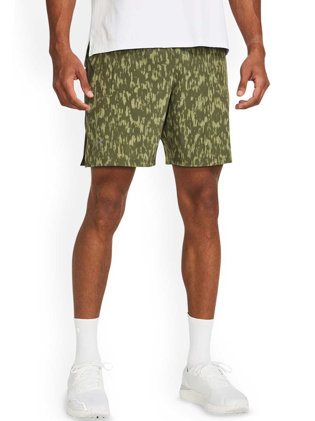 UNDER ARMOUR Men UA Running Regular Fit Printed Shorts