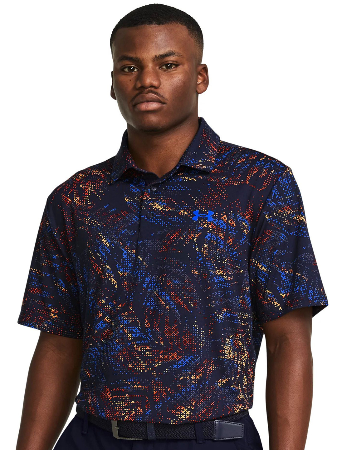 UNDER ARMOUR Men Playoff 3.0 Printed Polo Relaxed Fit Tshirts