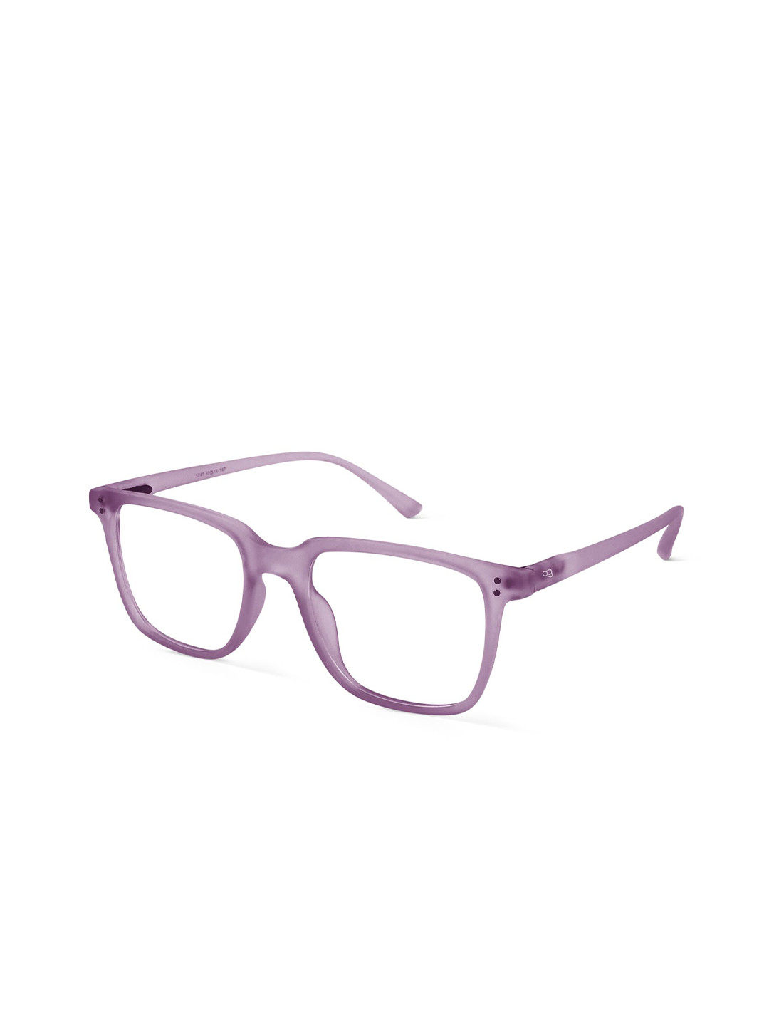 Woggles Blanco Unisex Full Rim Square Frames