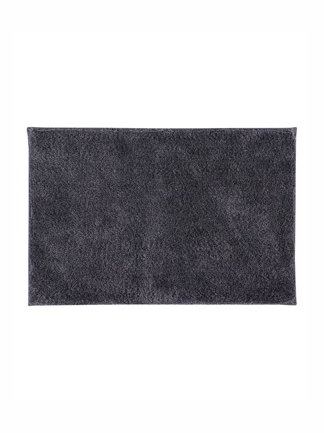 Pano Matrix Grey 2200 GSM Microfiber Tufted Rectangular Anti Skid Bath Rug
