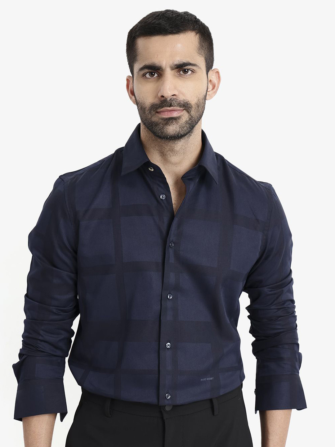 RARE RABBIT Men Comfort Bolin Checked Casual Shirt