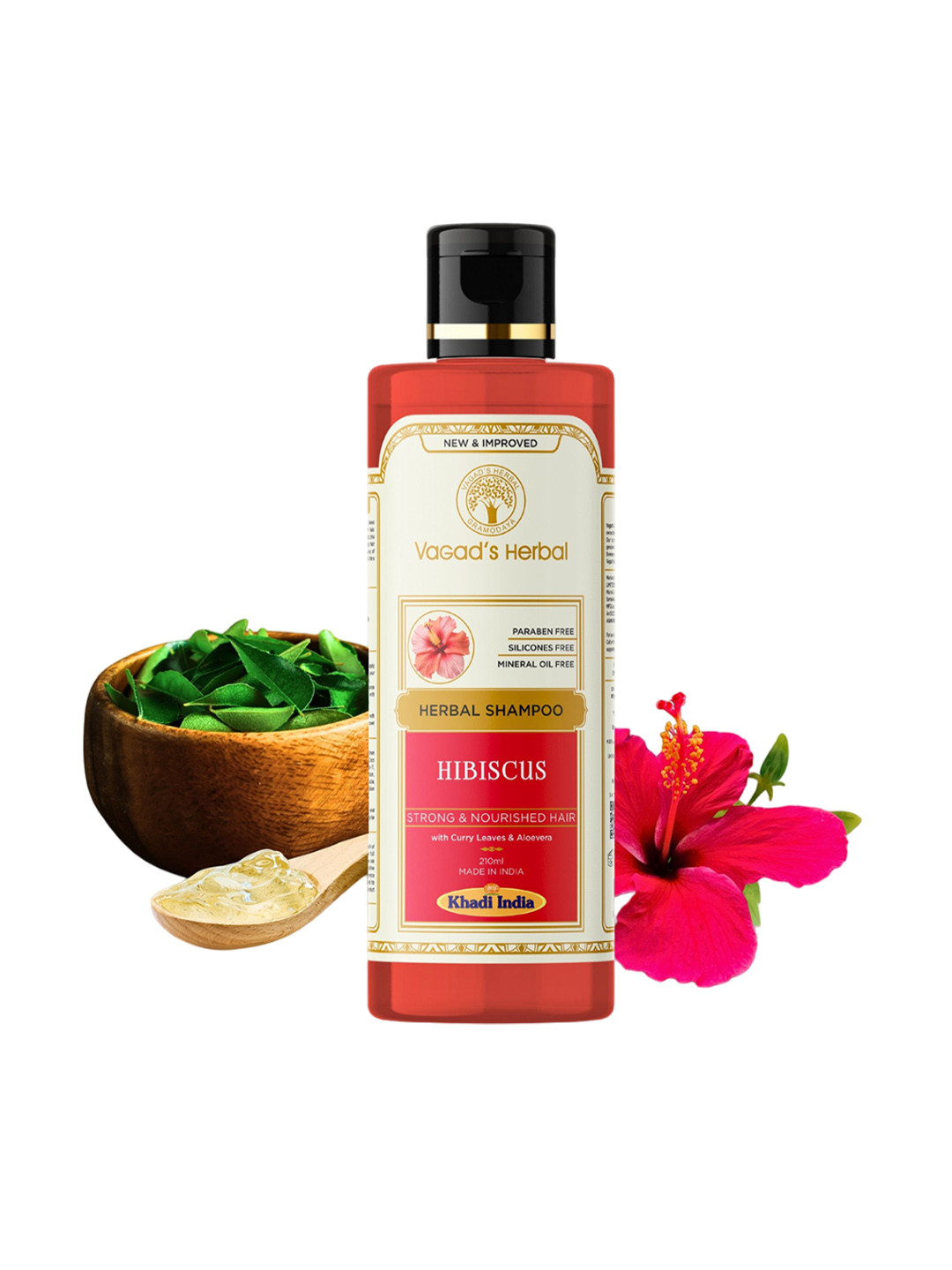 Vagads Herbal Hibiscus Shampoo-210 ml