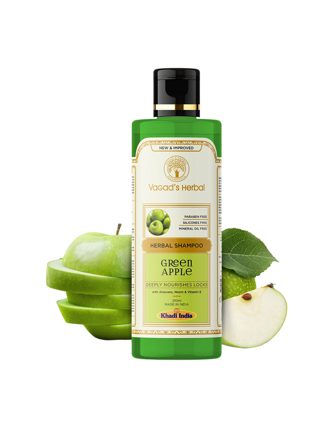 Vagads Herbal Green Apple Shampoo -210ml