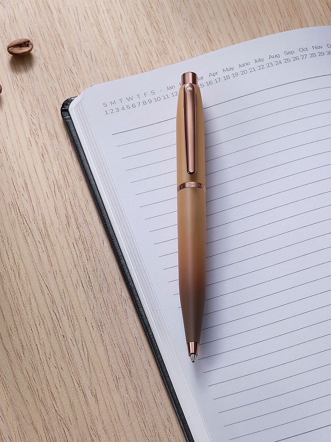 Sheaffer Dark Brown with Brown Trim E9428 Coffee Edition VFM Ballpoint Pen