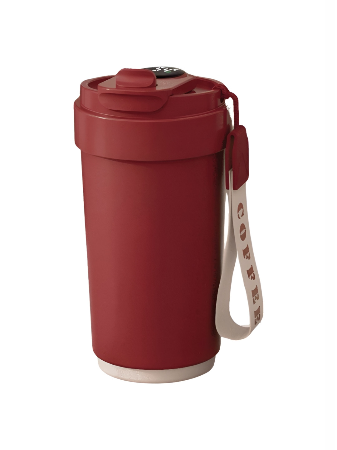 YELONA Red Stainless Steel Dishwasher Safe Cup-420ml