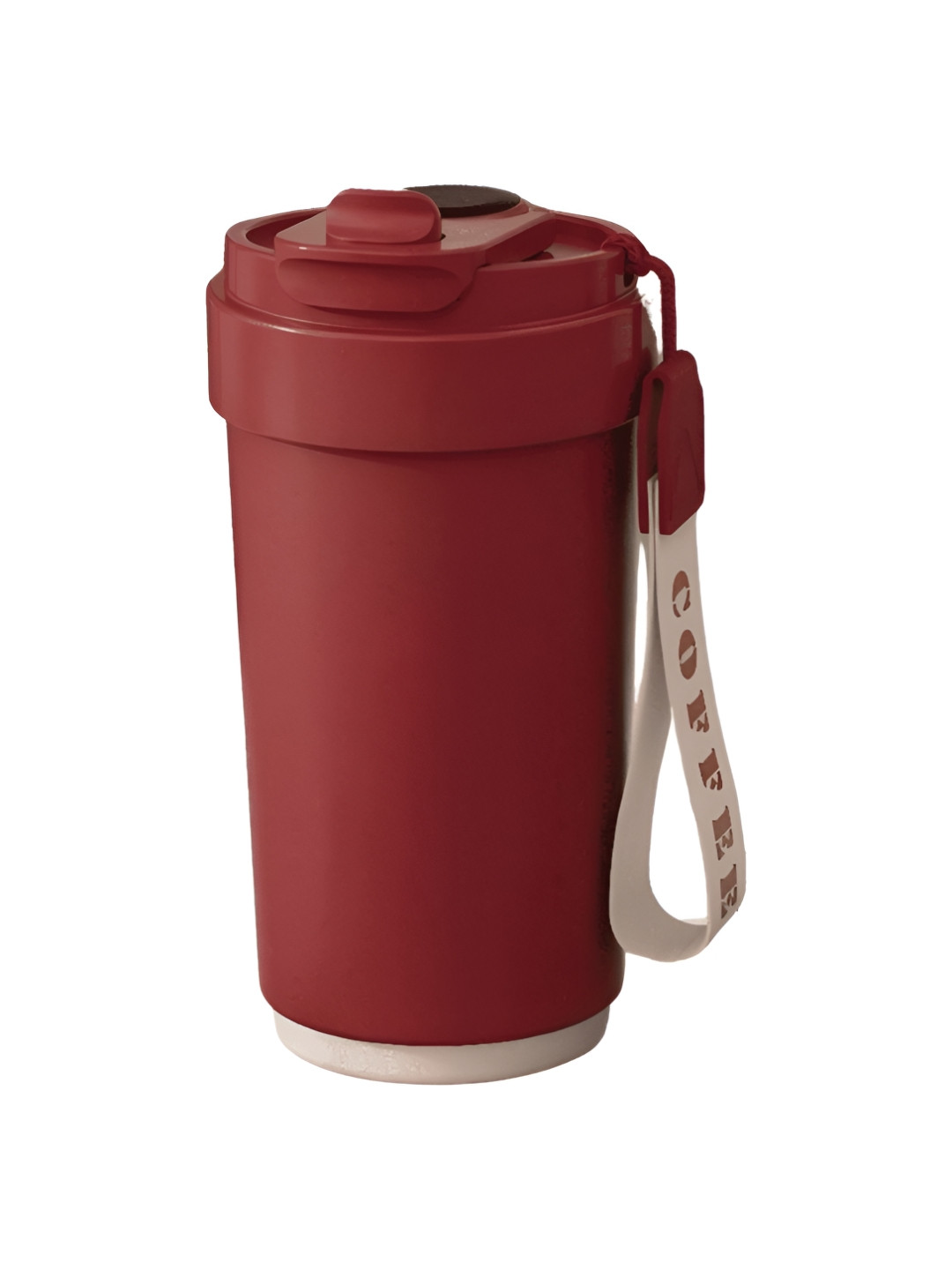 YELONA Red Stainless Steel Handmade Cup-420ml
